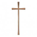 CRUZ LISA DE BRONCE