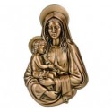 VIRGEN DE BRONCE CON NIÑO