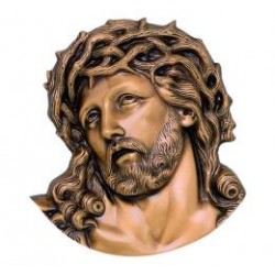 CARA CRISTO EN BRONCE