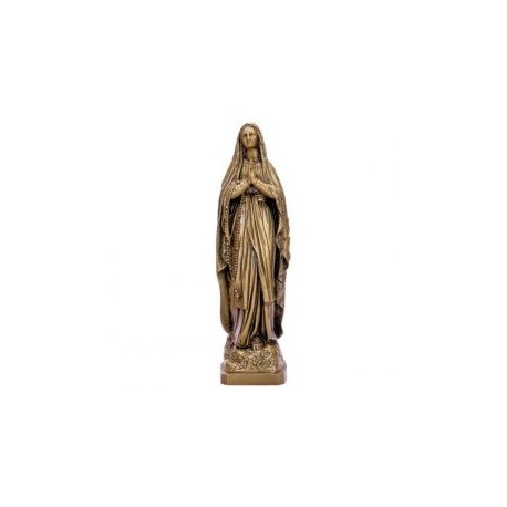 VIRGEN DE LOURDES DE BRONCE