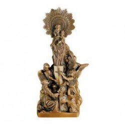 VIRGEN DEL PILAR DE BRONCE