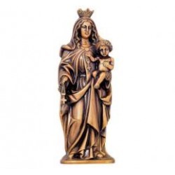 VIRGEN DEL ROSARIO DE BRONCE