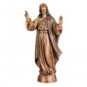 SAGRADO CORAZÓN DE JESÚS EN BRONCE