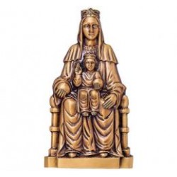 VIRGEN DE MONTSERRAT DE BRONCE