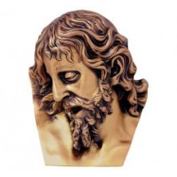 CABEZA CRISTO EN BRONCE