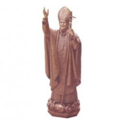 PAPA JUAN PABLO II DE BRONCE