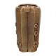 BÚCARO HEXAGONAL DE BRONCE