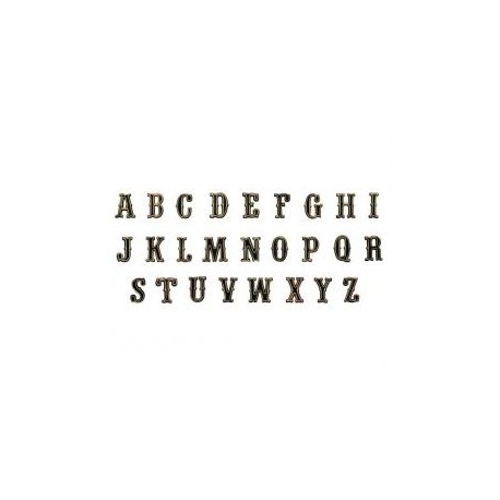 LETRAS DE BRONCE MODELO 'ORNADO'