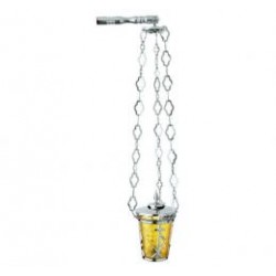 FAROL COLGANTE ACERO INOXIDABLE CON SOPORTE