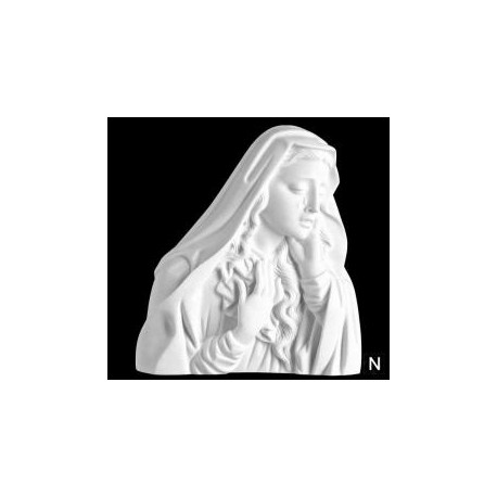 DOLOROSA DE MÁRMOL SINTÉTICO NEGRO