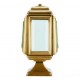 FAROL CUADRADO DE BRONCE CON BASE