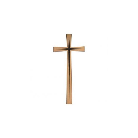CRUZ BRONCE CON ESTRELLA INTERIOR