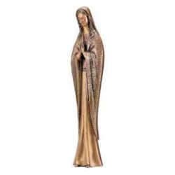 VIRGEN NIÑA DE BRONCE