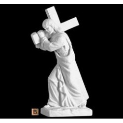 NAZARENO DE MÁRMOL SINTÉTICO ACABADO CUERO