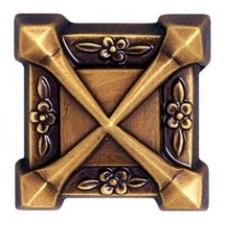 ROSETA DE BRONCE CON TIRAFONDO