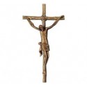 CRUCIFIJO DE BRONCE CRUZ DE TRONCO